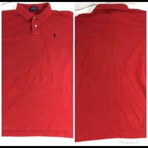 Boys Polo Sport Ralph Lauren Red Polo Shirt Size-L
